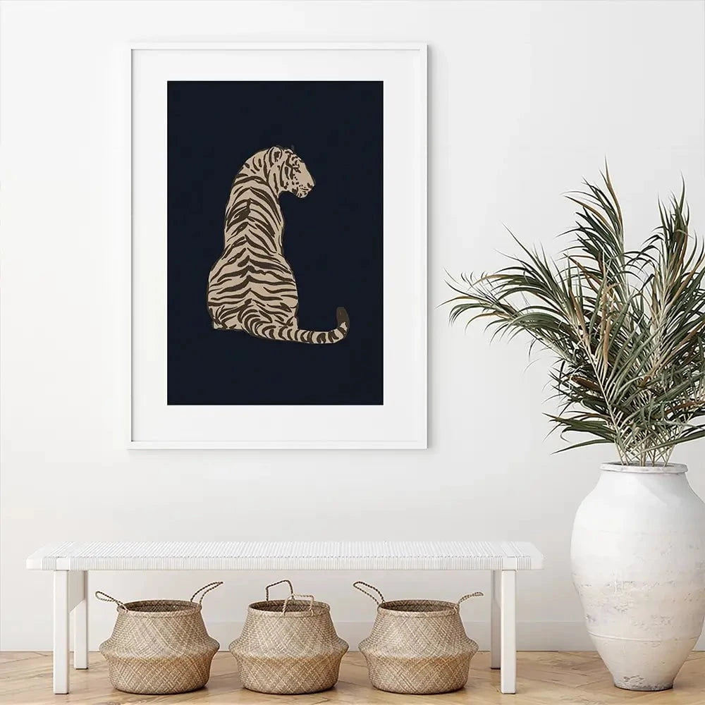 Big Jungle Cats Framed Art Print Big Jungle Cats Framed Art Print wall art product Victoria Barnes
