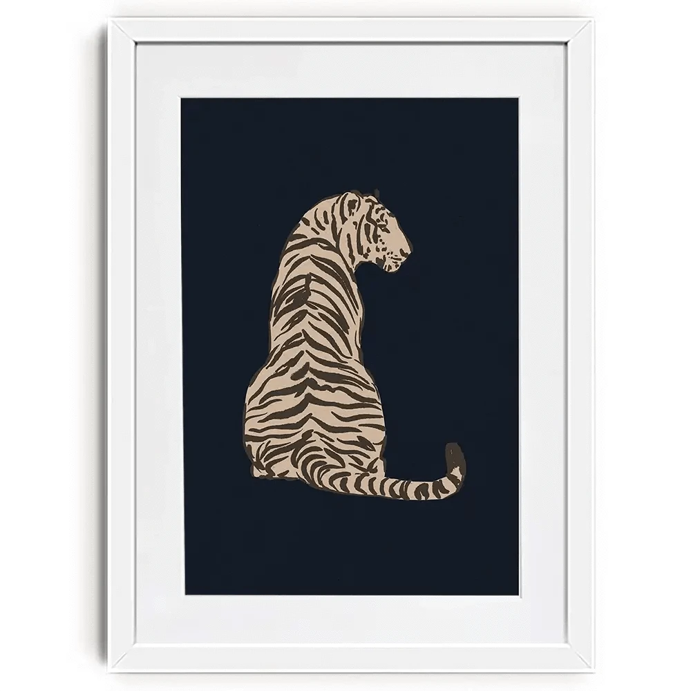 Big Jungle Cats Framed Art Print Big Jungle Cats Framed Art Print wall art product Victoria Barnes