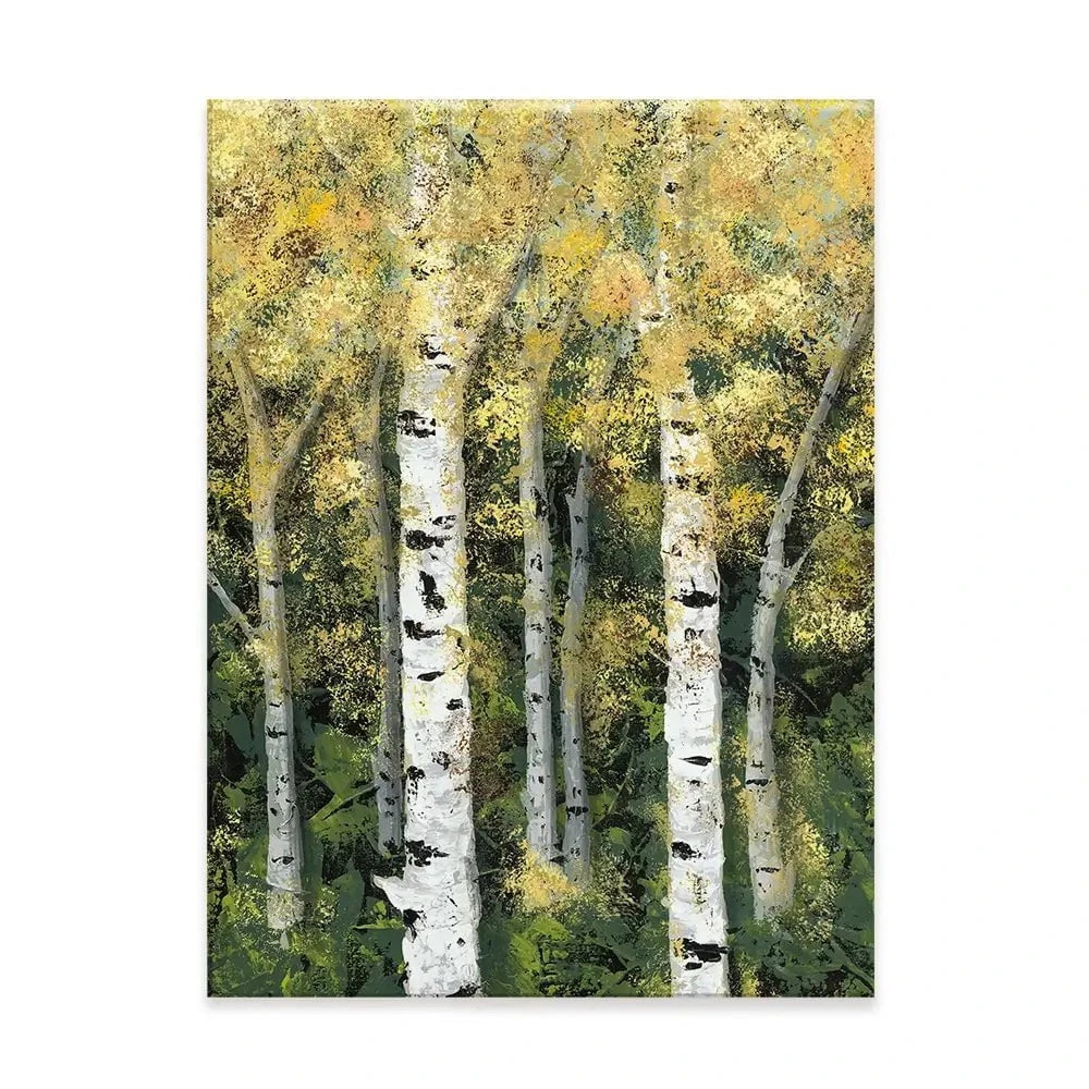 Birch Treeline Canvas Print Birch Treeline Canvas Print wall art product Jade Reynolds