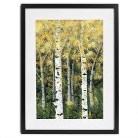 Birch Treeline Framed Art Print Birch Treeline Framed Art Print wall art product Jade Reynolds