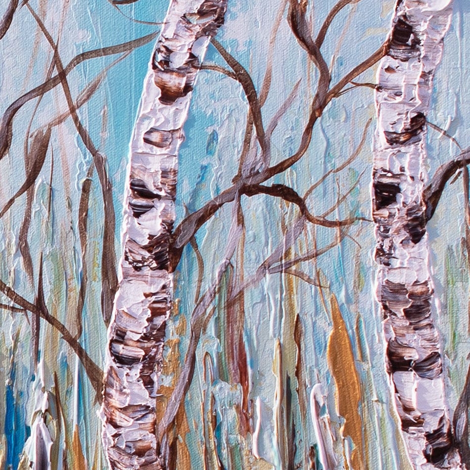 Birches Art Print wall art product Olga Tkachyk