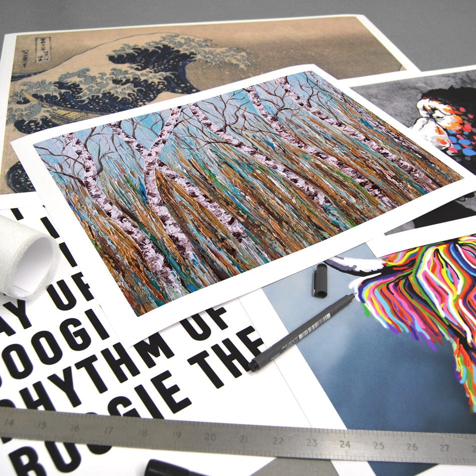 Birches Art Print wall art product Olga Tkachyk