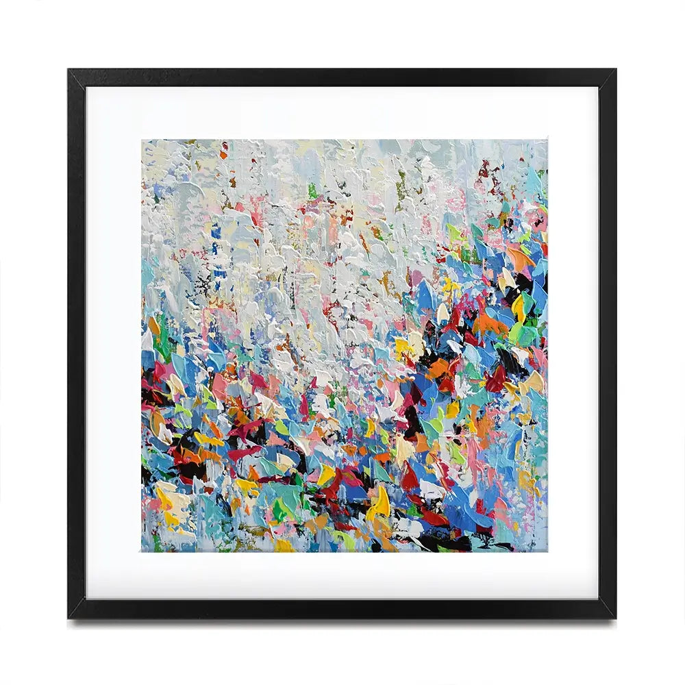 Bird Abstract Square Framed Art Print Bird Abstract Square Framed Art Print wall art product Olga Tkachyk