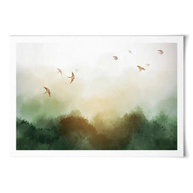 Birds Flying High Art Print Birds Flying High Art Print wall art product Elina Li / Shutterstock