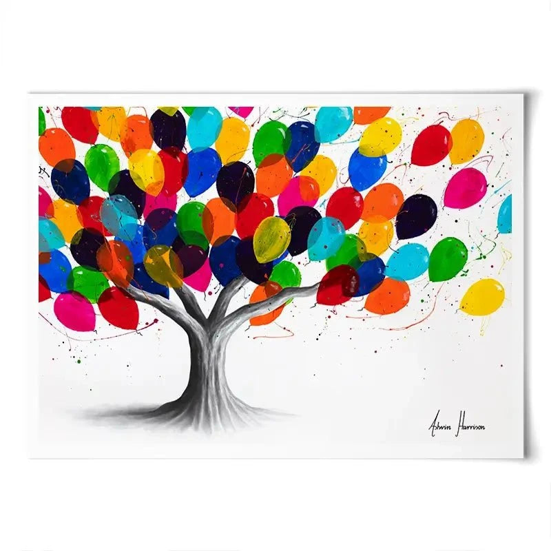 Birthday Tree Art Print Birthday Tree Art Print wall art product Ashvin Harrison