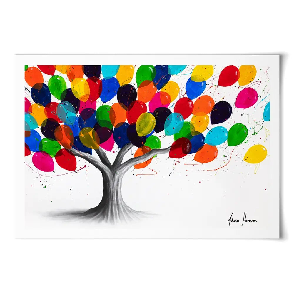 Birthday Tree Art Print Birthday Tree Art Print wall art product Ashvin Harrison