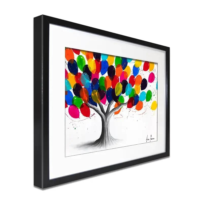 Birthday Tree Framed Art Print Birthday Tree Framed Art Print wall art product Ashvin Harrison