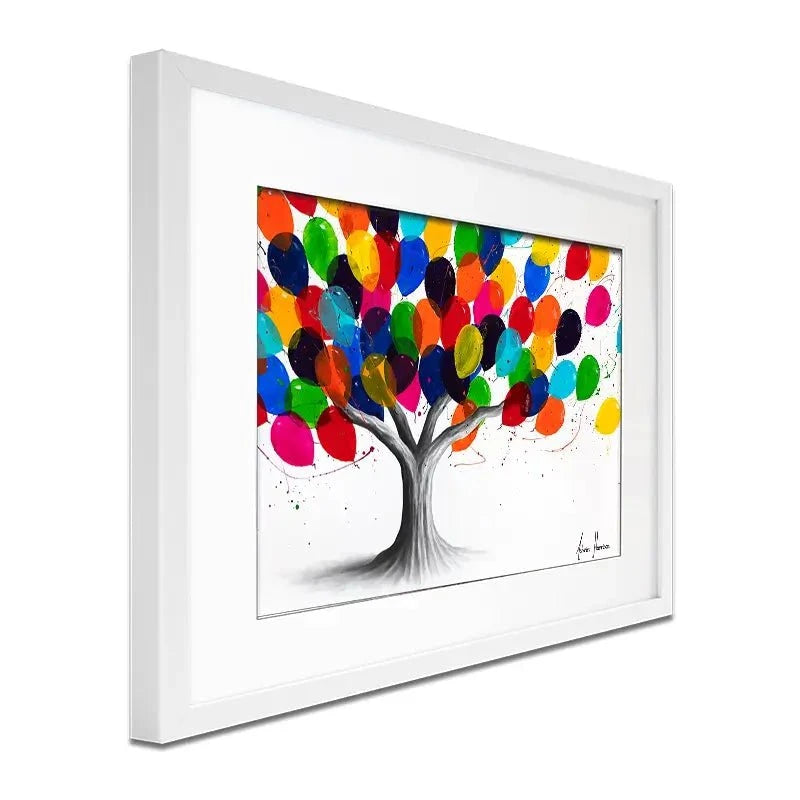 Birthday Tree Framed Art Print Birthday Tree Framed Art Print wall art product Ashvin Harrison