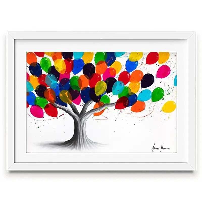 Birthday Tree Framed Art Print Birthday Tree Framed Art Print wall art product Ashvin Harrison