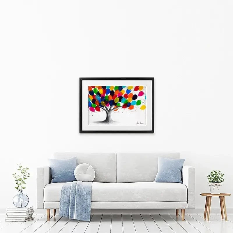 Birthday Tree Framed Art Print Birthday Tree Framed Art Print wall art product Ashvin Harrison