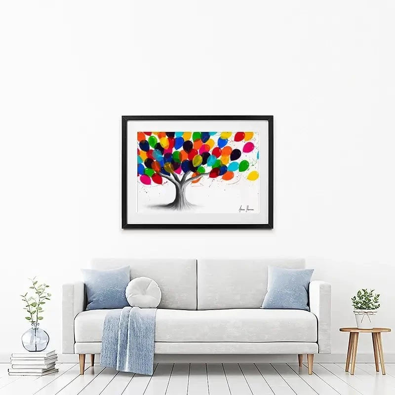 Birthday Tree Framed Art Print Birthday Tree Framed Art Print wall art product Ashvin Harrison
