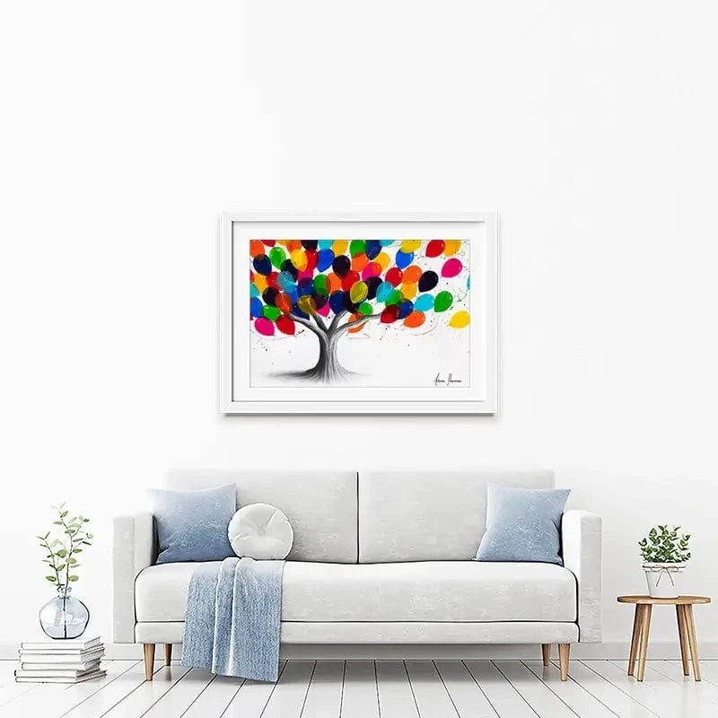 Birthday Tree Framed Art Print Birthday Tree Framed Art Print wall art product Ashvin Harrison