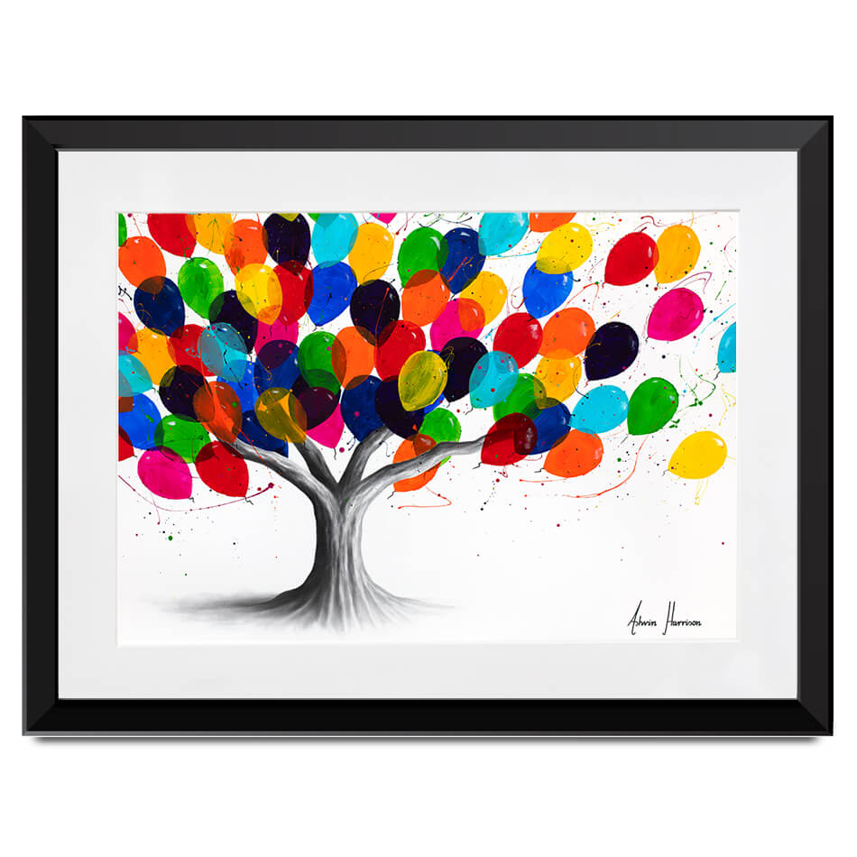 Birthday Tree Framed Art Print Birthday Tree Framed Art Print wall art product Ashvin Harrison