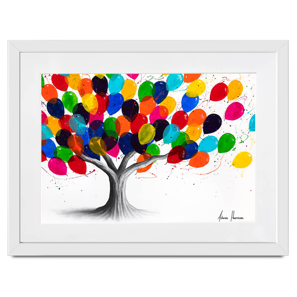 Birthday Tree Framed Art Print Birthday Tree Framed Art Print wall art product Ashvin Harrison