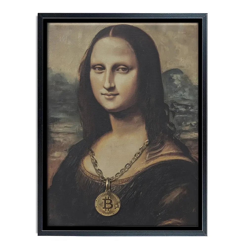Bitcoin Smile Canvas Print Bitcoin Smile Canvas Print wall art product Svetlana Aleynikova