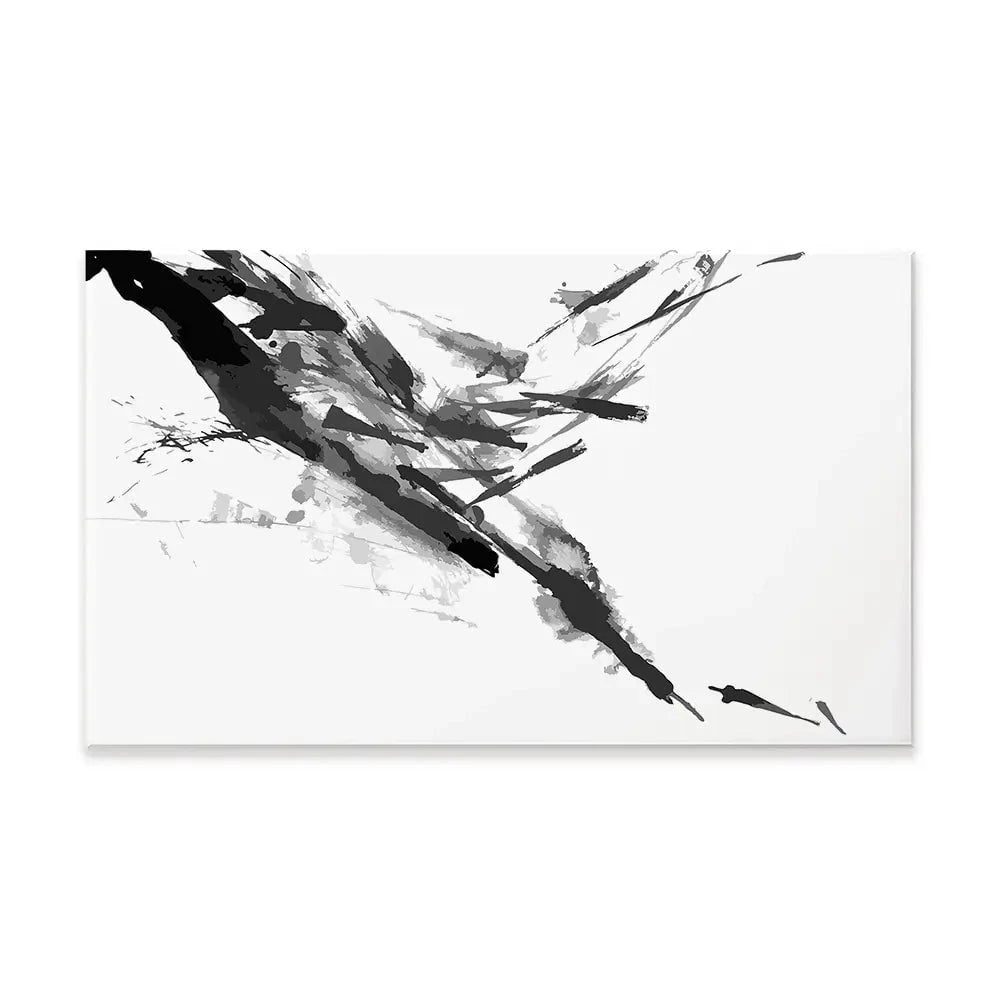 Black And White Abstract Canvas Print Black And White Abstract Canvas Print wall art product shooarts / Shutterstock