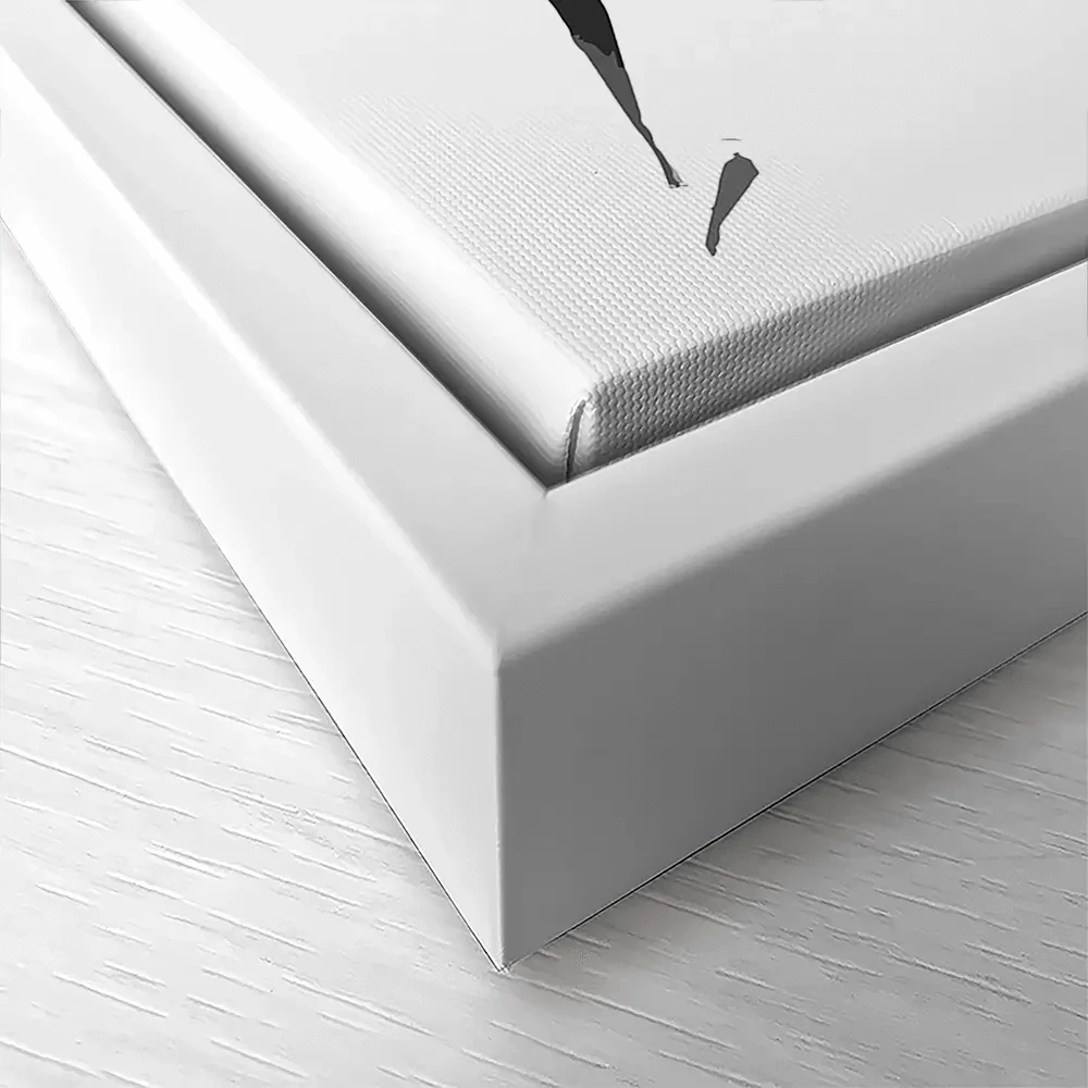 Black And White Abstract Canvas Print Black And White Abstract Canvas Print wall art product shooarts / Shutterstock