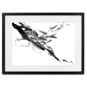 Black And White Abstract Framed Art Print Black And White Abstract Framed Art Print wall art product shooarts / Shutterstock