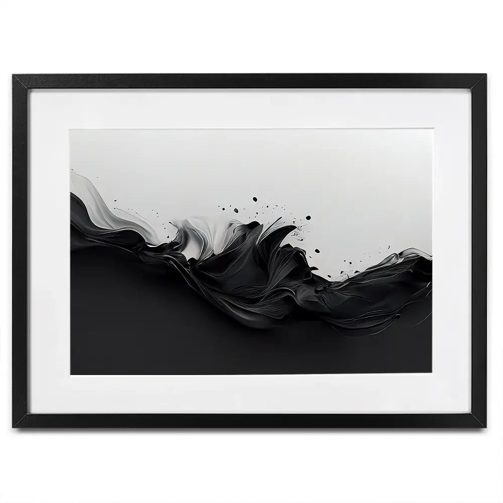 Black And White Boundary Framed Art Print Black And White Boundary Framed Art Print wall art product Fortis Design / Shutterstock