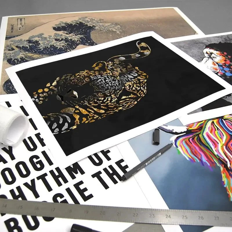 Black Jaguar Art Print Black Jaguar Art Print wall art product Sarah Manovski