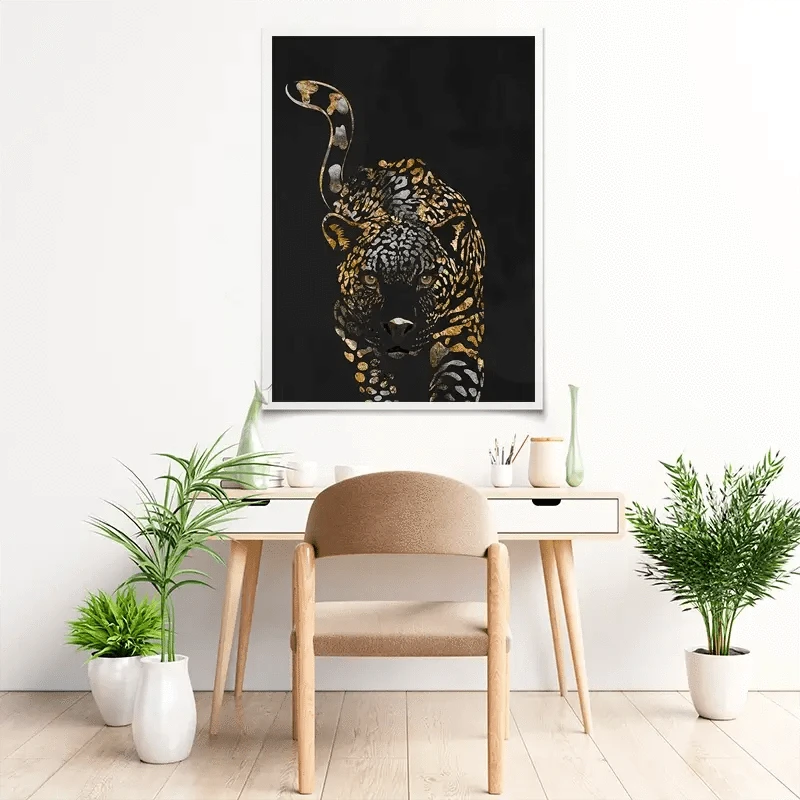 Black Jaguar Art Print Black Jaguar Art Print wall art product Sarah Manovski