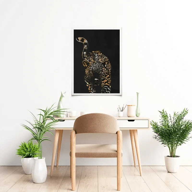 Black Jaguar Art Print Black Jaguar Art Print wall art product Sarah Manovski