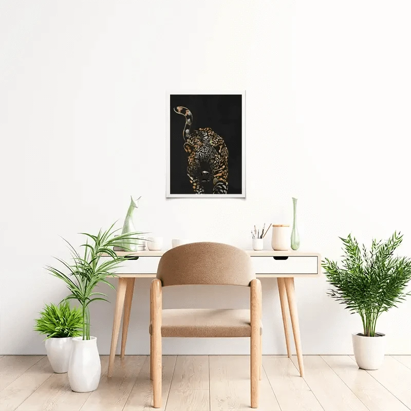 Black Jaguar Art Print Black Jaguar Art Print wall art product Sarah Manovski