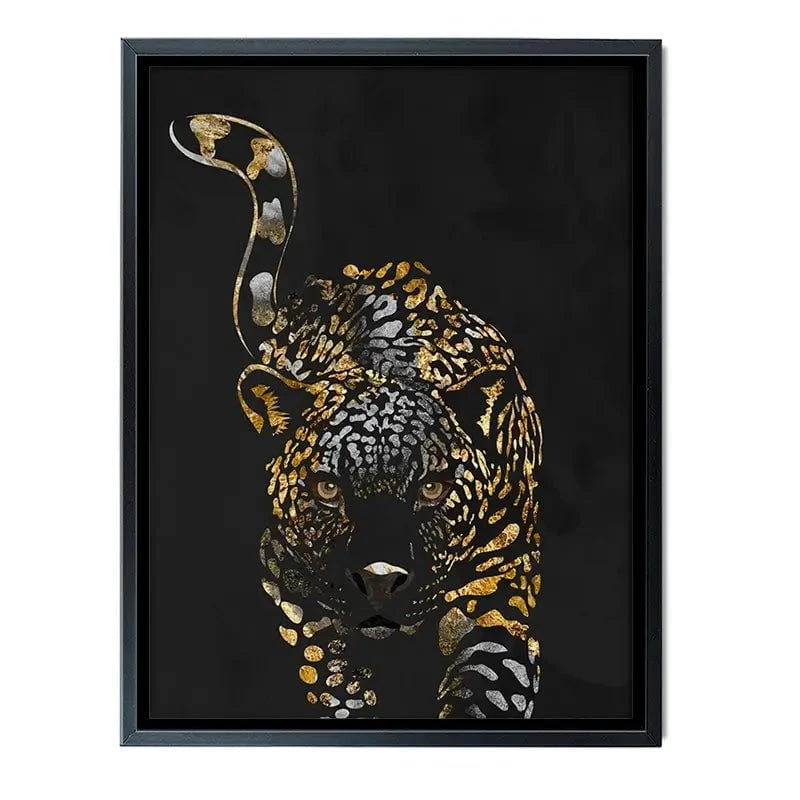 Black Jaguar Canvas Print Black Jaguar Canvas Print wall art product Sarah Manovski