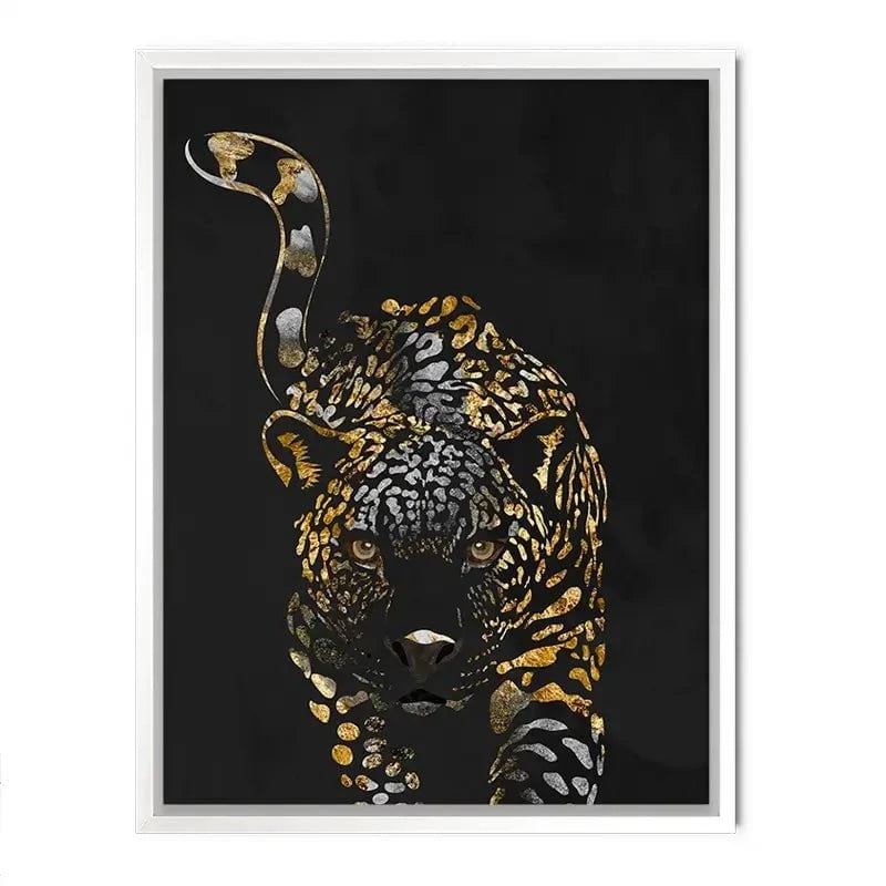 Black Jaguar Canvas Print Black Jaguar Canvas Print wall art product Sarah Manovski