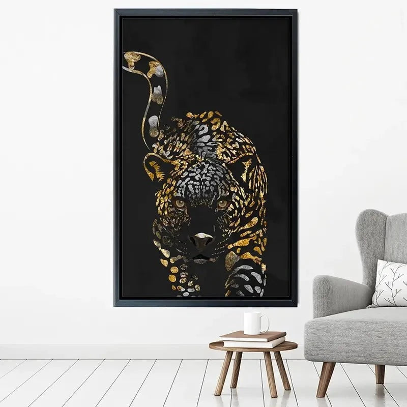 Black Jaguar Canvas Print Black Jaguar Canvas Print wall art product Sarah Manovski