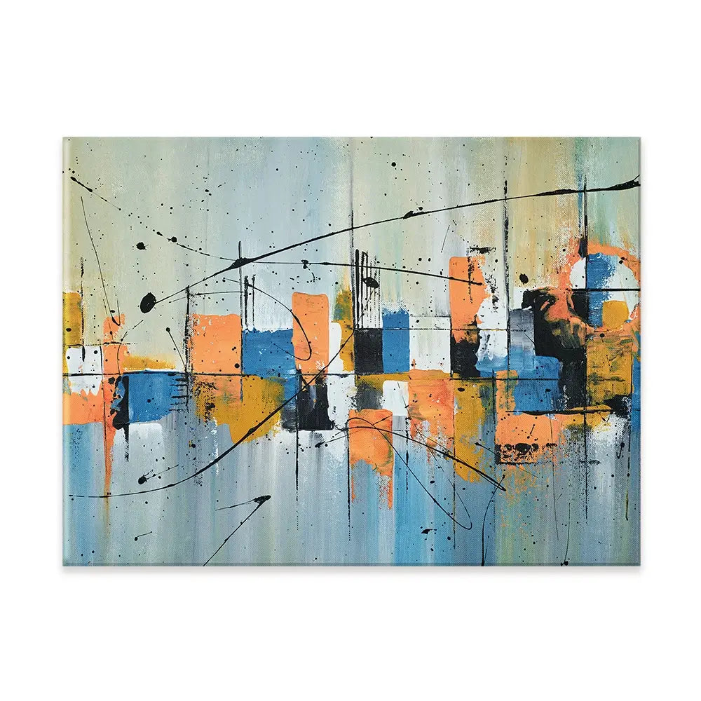 Black Splat Canvas Print Black Splat Canvas Print wall art product Art Print Shop