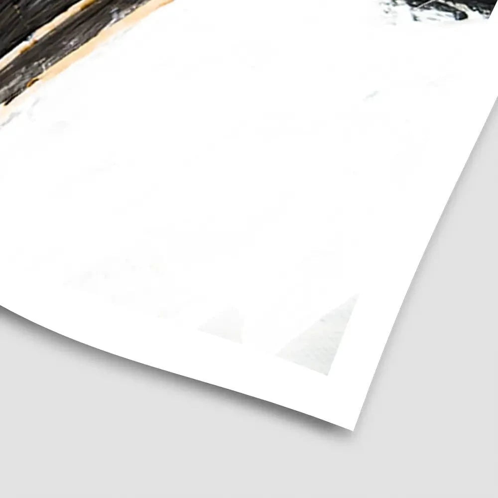 Black White And Grey Art Print Black White And Grey Art Print wall art product Adelina ART / Shutterstock