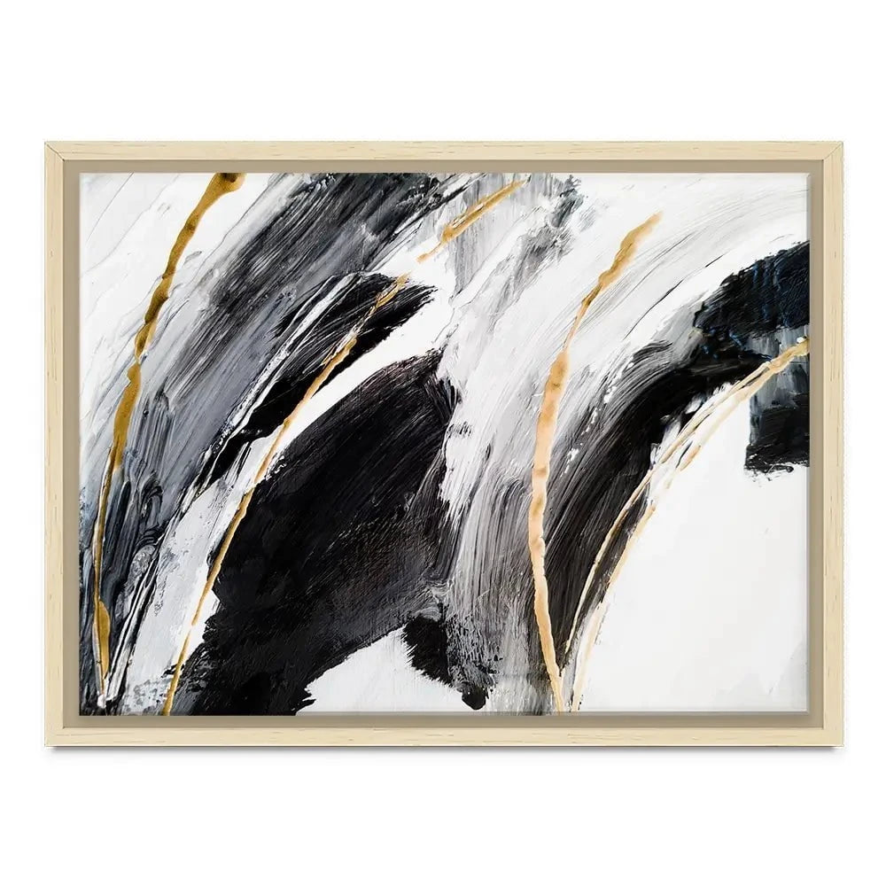 Black White And Grey Canvas Print Black White And Grey Canvas Print wall art product Adelina ART / Shutterstock