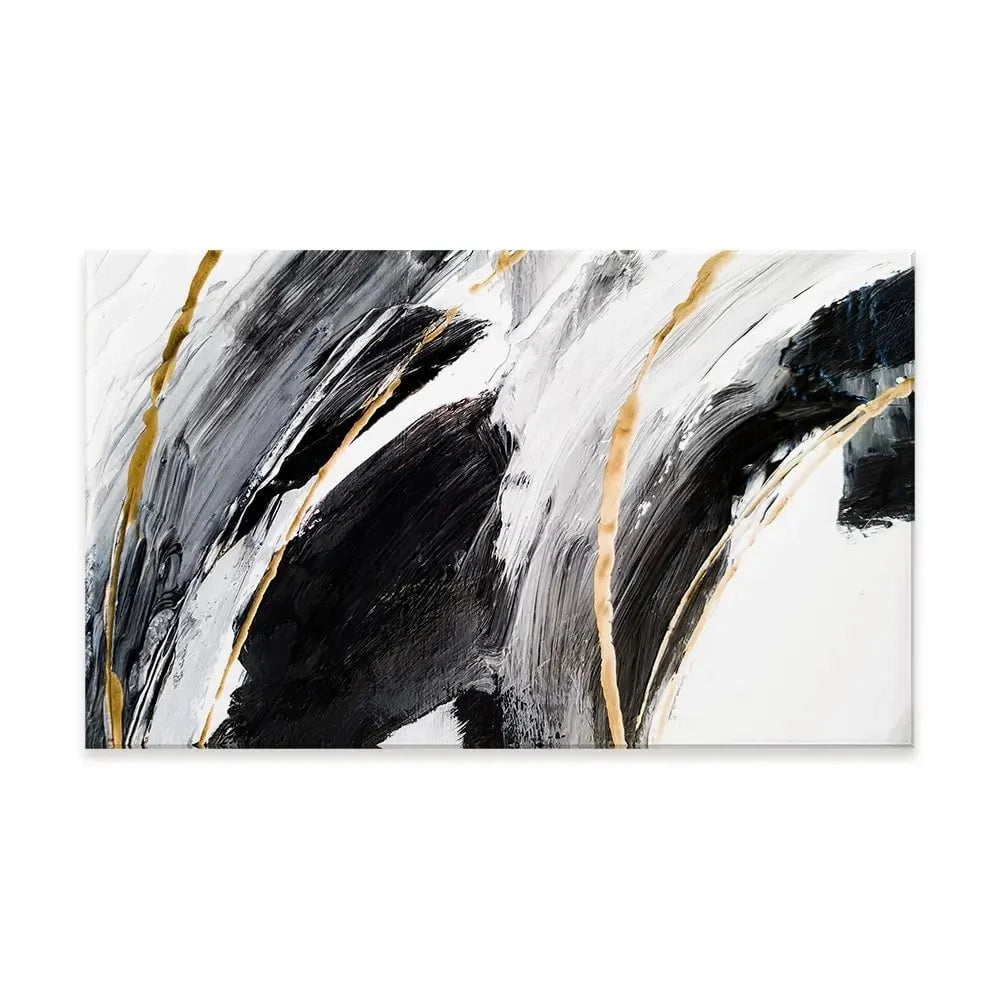 Black White And Grey Canvas Print Black White And Grey Canvas Print wall art product Adelina ART / Shutterstock