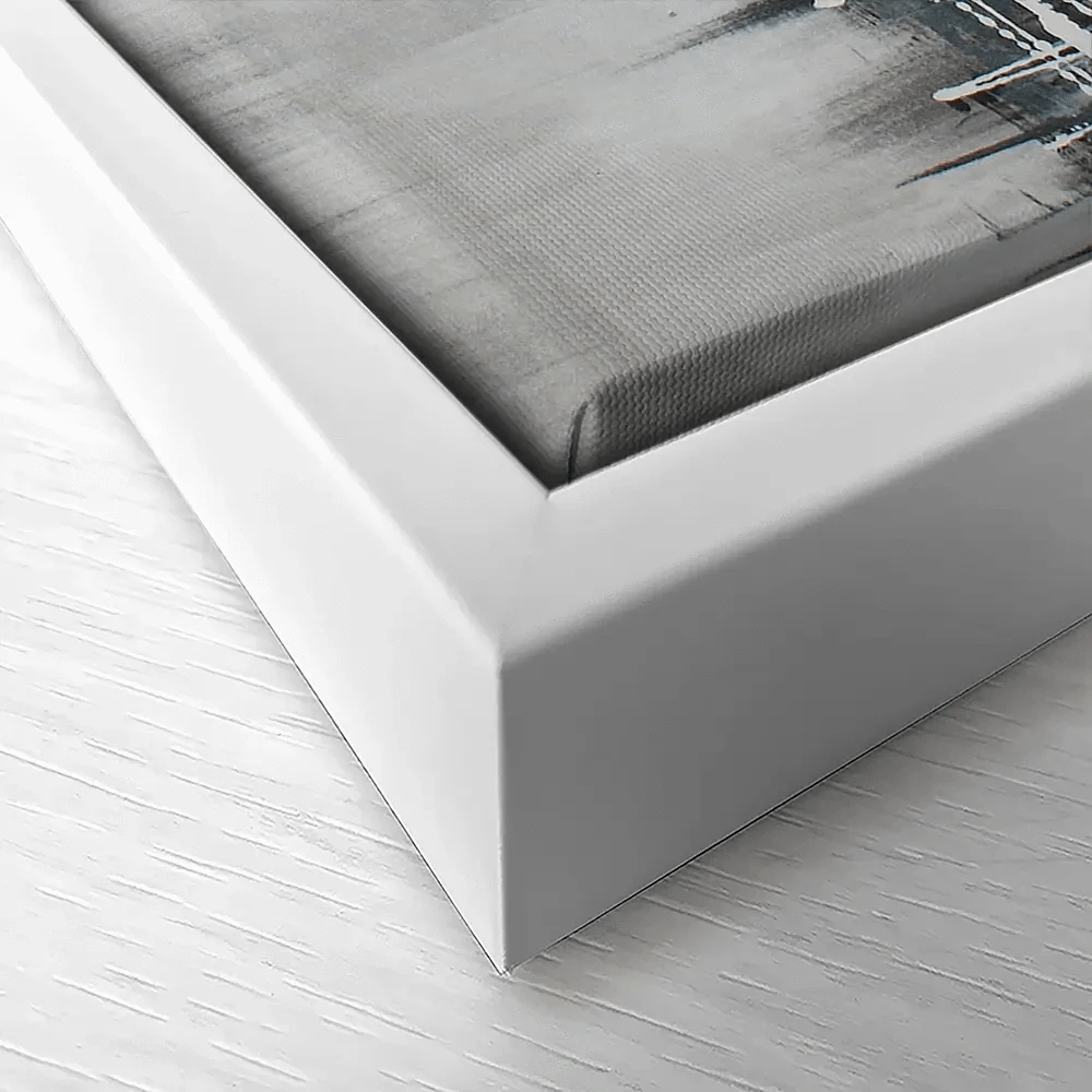 Black White City Canvas Print Black White City Canvas Print wall art product Maria Moretti