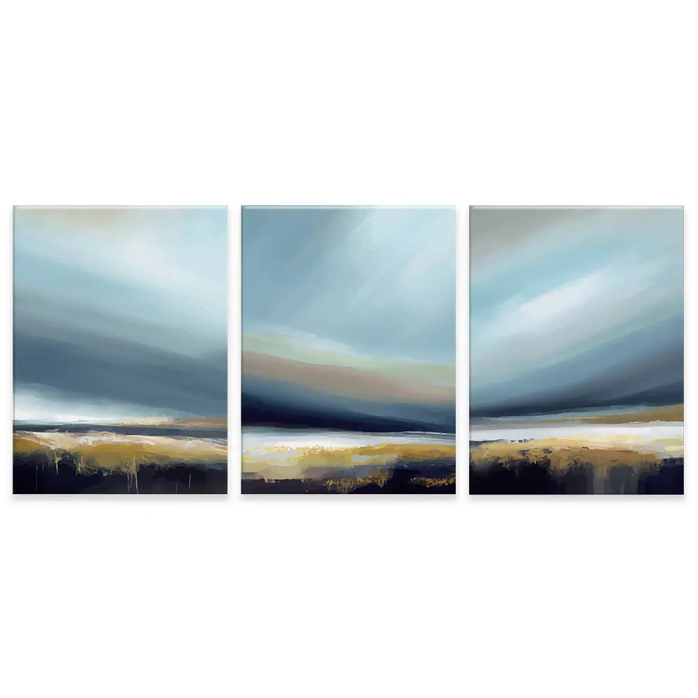 Blended Sky Trio Canvas Print Blended Sky Trio Canvas Print wall art product Art Print Shop