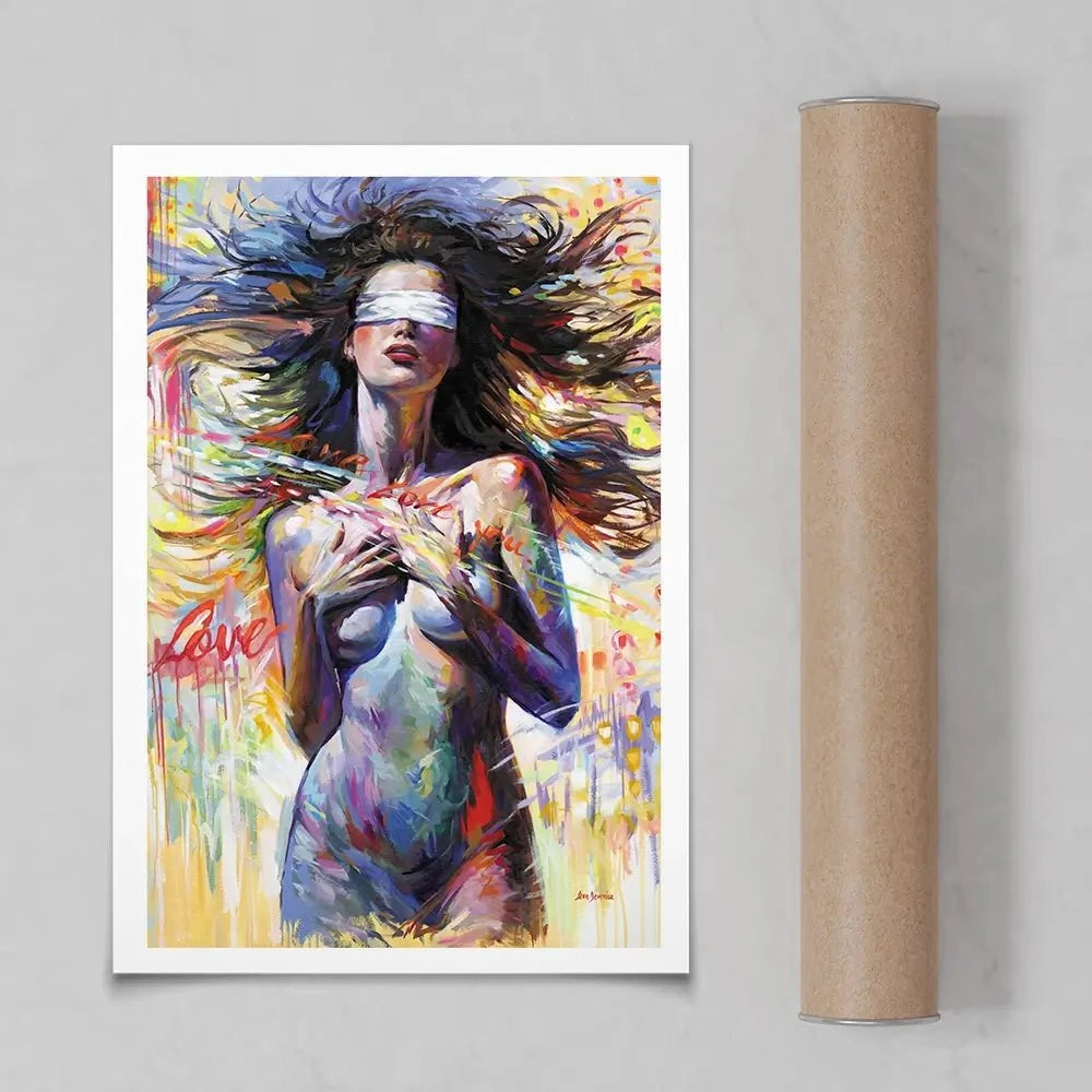 Blind Devotion Art Print Blind Devotion Art Print wall art product Leon Devenice