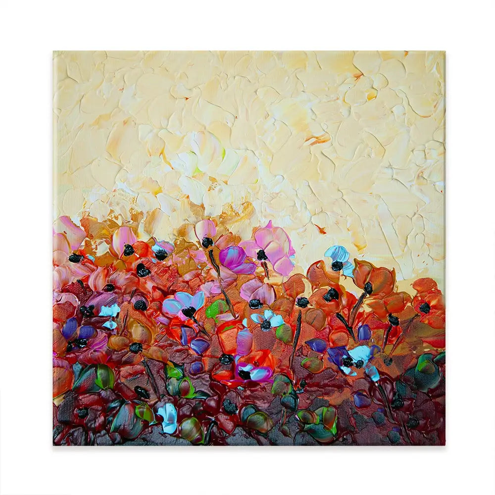 Bliss 1 Square Canvas Print Bliss 1 Square Canvas Print wall art product Osnat Tzadok