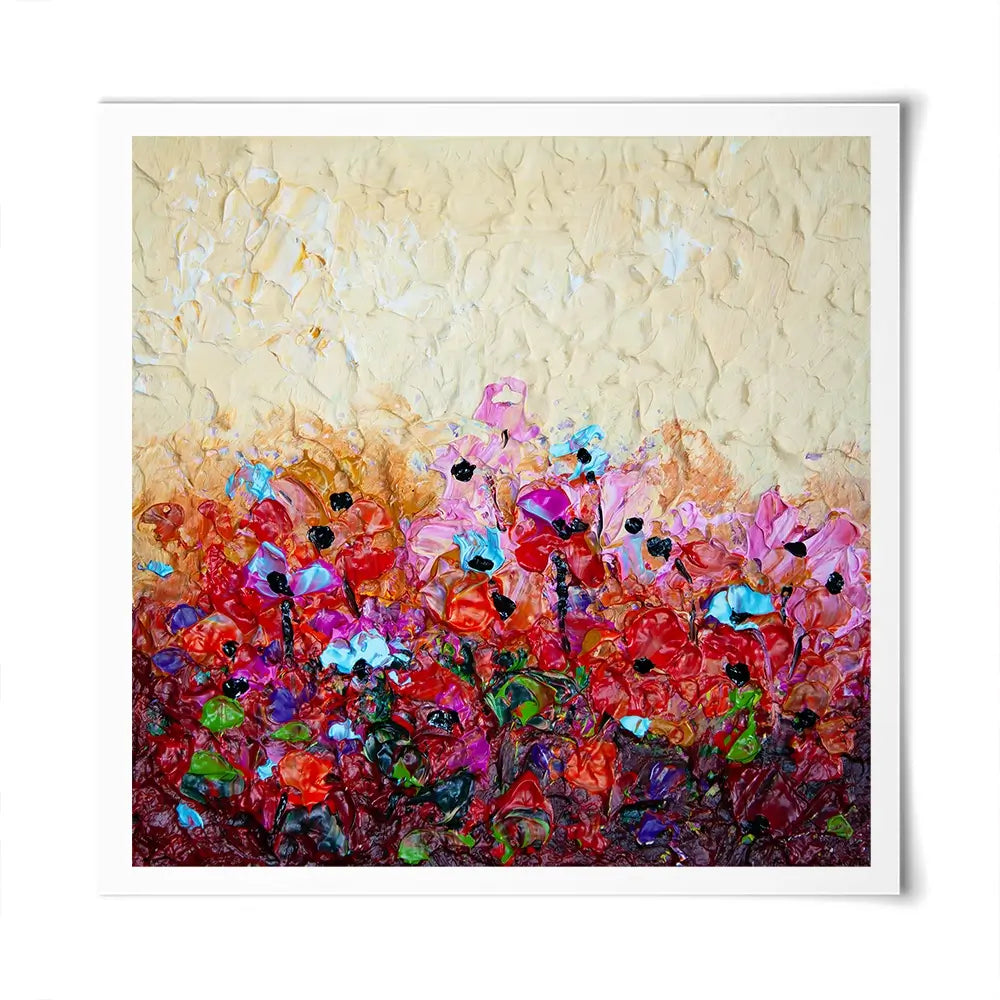Bliss 2 Square Art Print Bliss 2 Square Art Print wall art product Osnat Tzadok