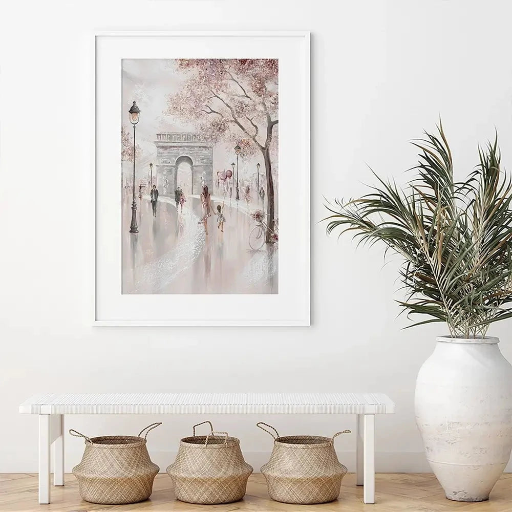 Blissful Paris Framed Art Print Blissful Paris Framed Art Print wall art product Isabella Karolewicz