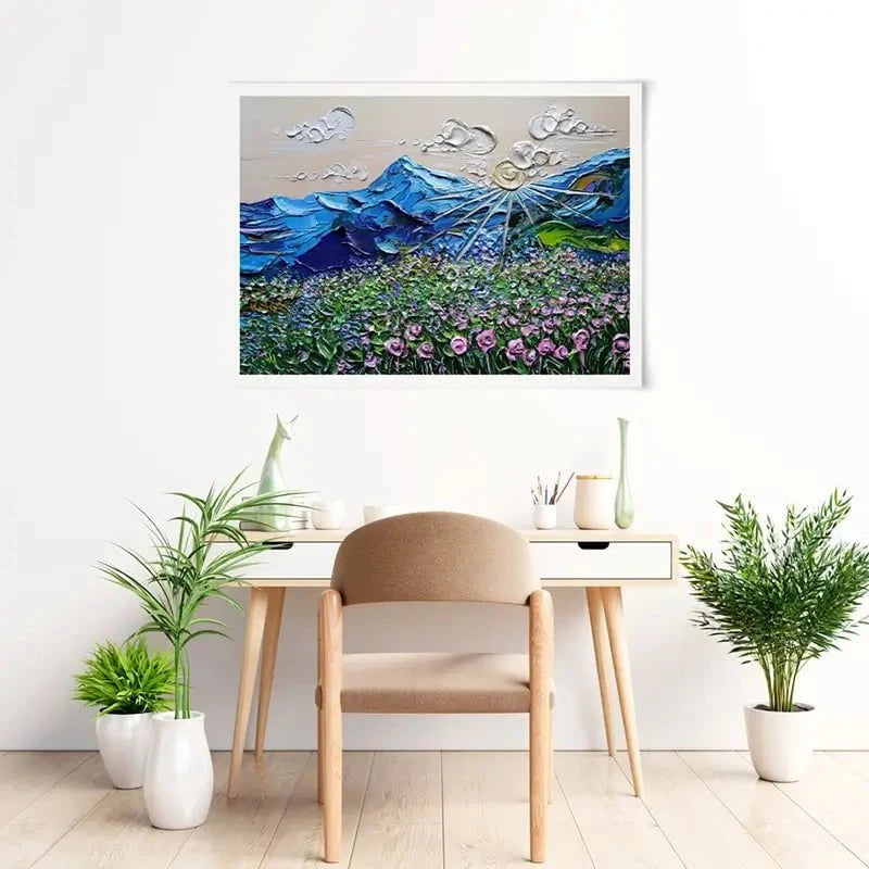 Blissful View Art Print Blissful View Art Print wall art product Nada Khatib