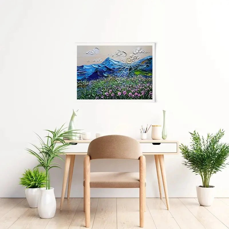 Blissful View Art Print Blissful View Art Print wall art product Nada Khatib