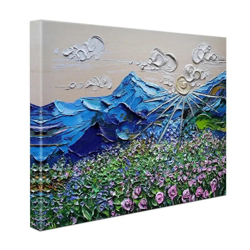 Blissful View Canvas Print Blissful View Canvas Print wall art product Nada Khatib