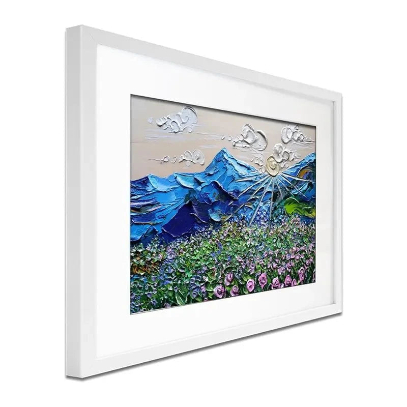 Blissful View Framed Art Print Blissful View Framed Art Print wall art product Nada Khatib