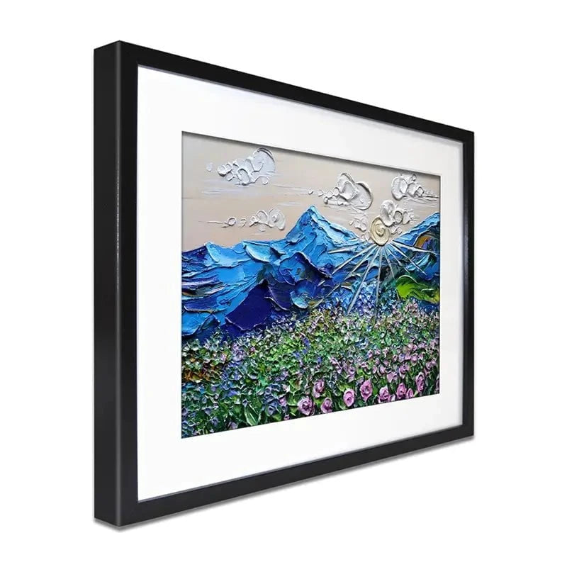 Blissful View Framed Art Print Blissful View Framed Art Print wall art product Nada Khatib