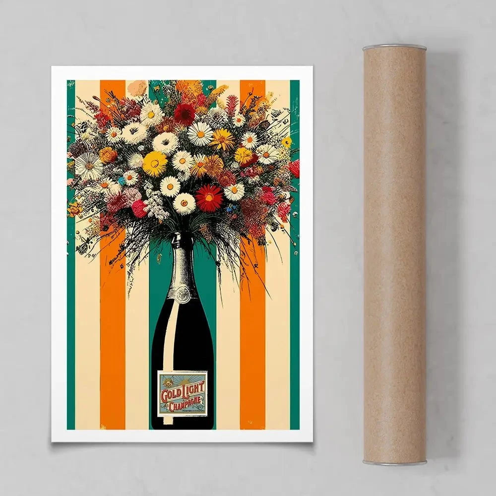 Bloom And Bubbles Art Print Bloom And Bubbles Art Print wall art product P & M Print Gallery