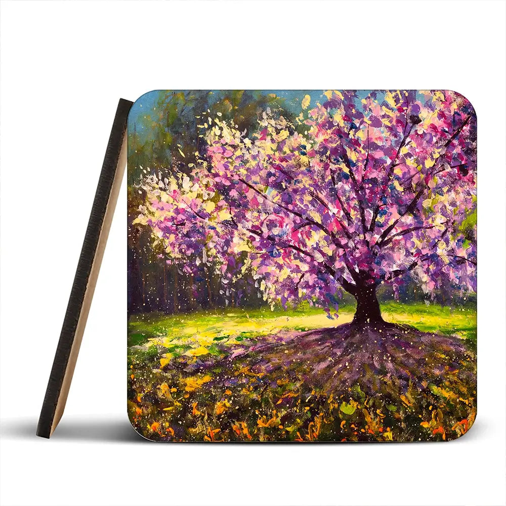 Blooming Tree Coaster Set Blooming Tree Coaster Set wall art product Valery Rybakow / Shutterstock
