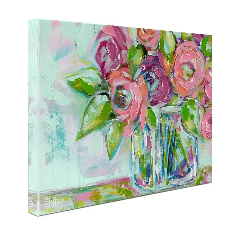 Blooms Canvas Print Blooms Canvas Print wall art product Estelle Grengs - Independent