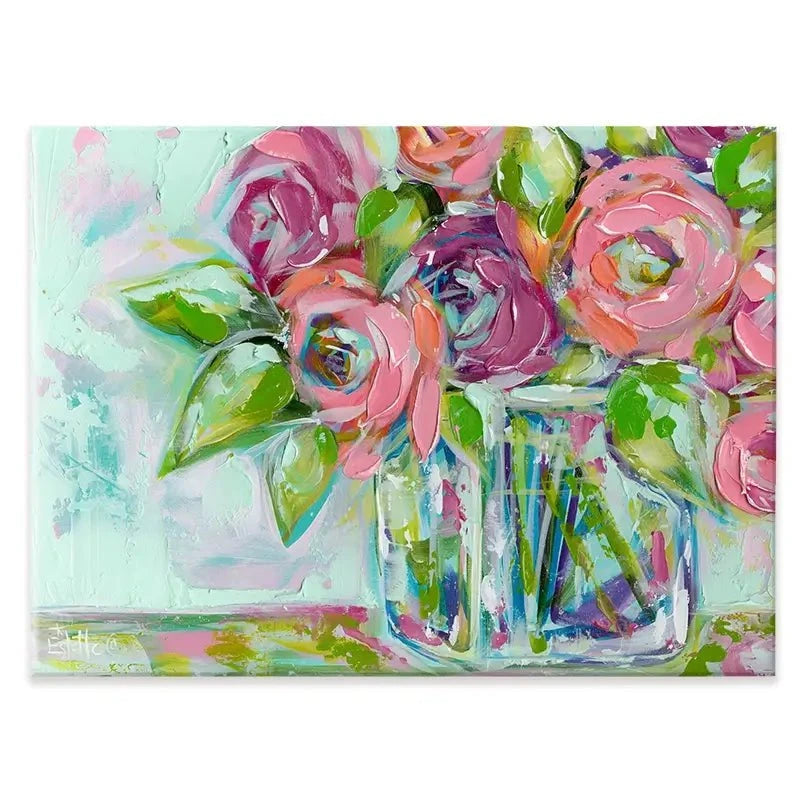 Blooms Canvas Print Blooms Canvas Print wall art product Estelle Grengs - Independent