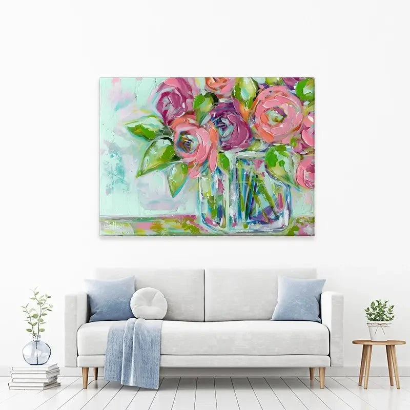 Blooms Canvas Print Blooms Canvas Print wall art product Estelle Grengs - Independent
